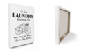 Stupell Industries Olde Laundry Delivery Co Vintage-Inspired Bike Canvas Wall Art, 16" x 20"